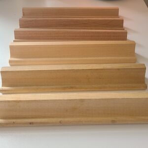 Replacement Wooden Board Game Letter Tile Holder Set